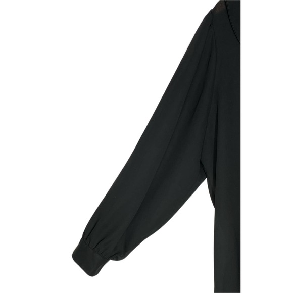 Whimsygoth Sheer Ruffled Collar Blouse Size 16W - Picture 6 of 9